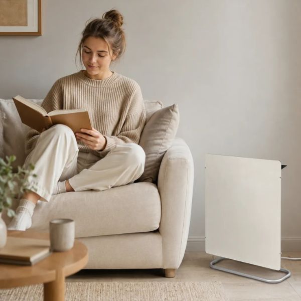 Radiateur électrique portable Inertia 3 en 1 avec support en acier inoxydable