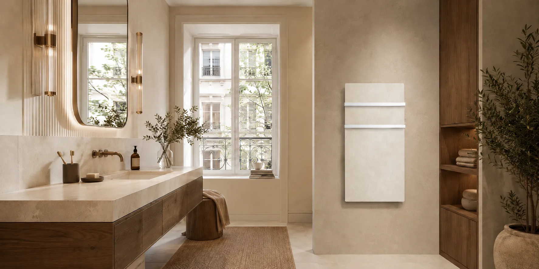 New Smart Kherr sèche-serviettes électrique Dual-Kherr® avec WiFi Direct intégré