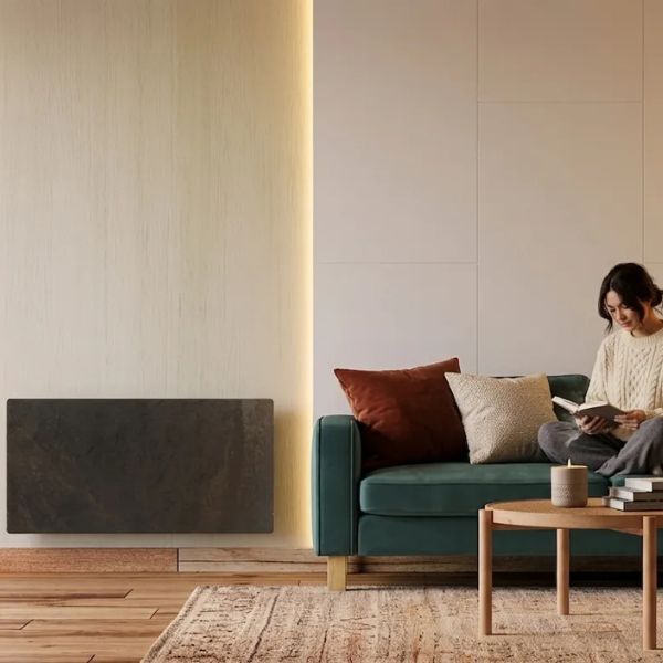 Radiateur programmable New Smart Kherr Horizontal en finition minérale